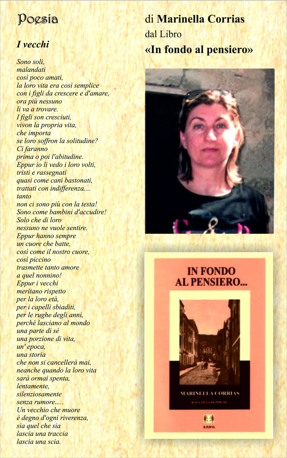 Poesia Marinella Corrias